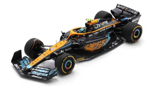 SCALE MODEL COMPATIBLE WITH MC LAren LANDO NORRIS 2022 N.4 6th ABU DHABI GP 1:43 SPARK MODEL S8554