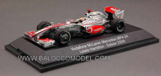 MODELLINO IN SCALA COMPATIBILE CON MC LAREN L.HAMILTON 2009 1:43 MINICHAMPS PM533094301