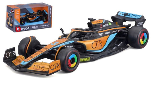 SCALE MODEL COMPATIBLE WITH MC LAren MCL 36 N.3 DANIEL RICCIARDO 2022 1:43 BURAGO BU38063R