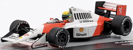 SCALE MODEL COMPATIBLE WITH MC LAREN MP4/5B AYRTON SENNA 1990 N.27 WORLD CHAMPION 1:43 PUBLISHING 25594