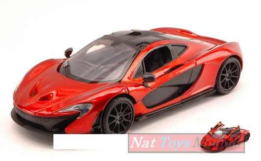 SCALE MODEL COMPATIBLE WITH MC LAren P1 2014 ORANGE METALLIC 1:24 MOTORMAX MTM79325O