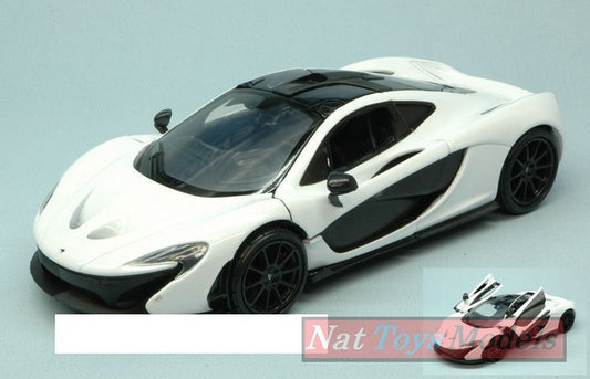 SCALE MODEL COMPATIBLE WITH MC LAren P1 2014 WHITE 1:24 MOTORMAX MTM79325W