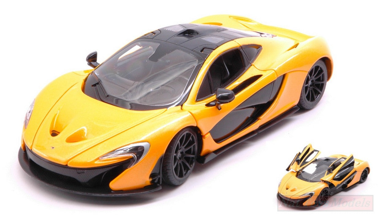 MODELLINO IN SCALA COMPATIBILE CON MC LAREN P1 2017 YELLOW 1:24 RASTAR RAT56700Y