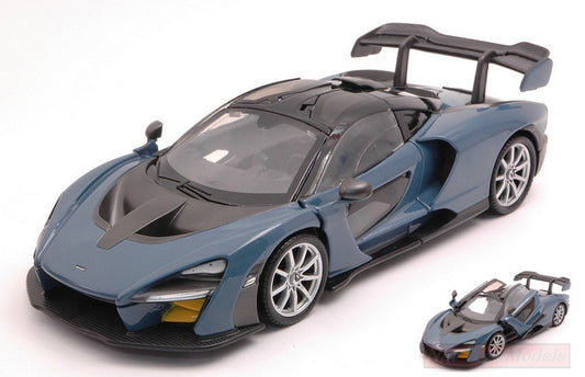 SCALE MODEL COMPATIBLE WITH MC LAREN SENNA VISION VICTORY TEAL BLUE 1:24 MOTORMAX MTM79355VV
