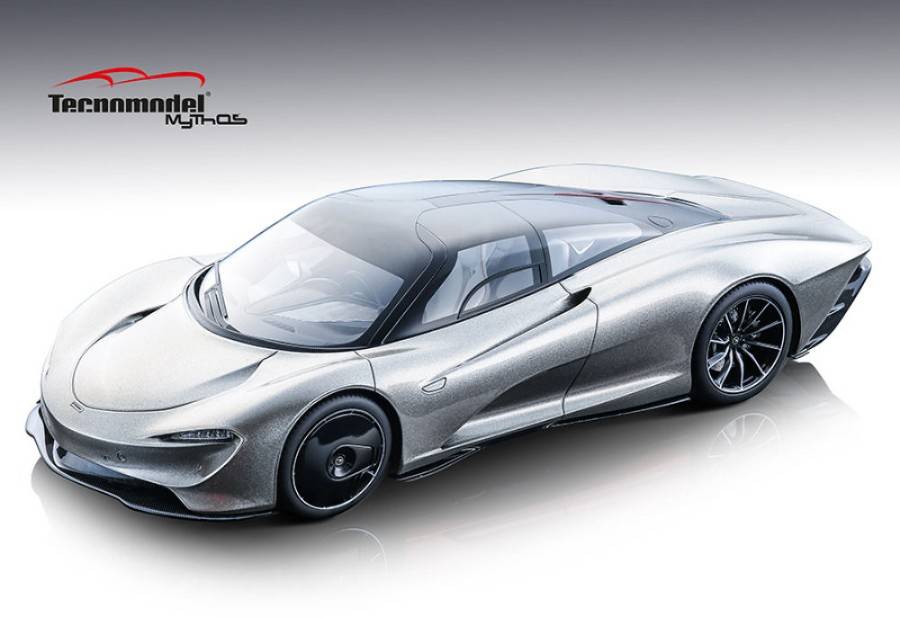 SCALE MODEL COMPATIBLE WITH MC LAren SPEEDTAIL METALLIC GRAY 1:18 TECNOMODEL TMD18EX08C