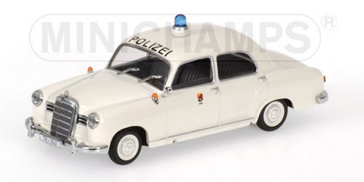 SCALE MODEL COMPATIBLE WITH MERCEDES 180 POLIZEI 1:43 MINICHAMPS PM430033191
