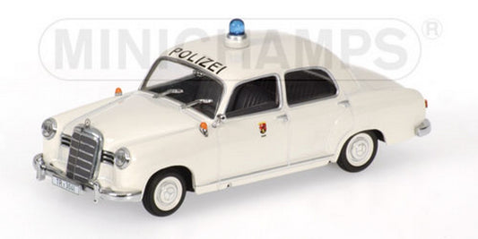 SCALE MODEL COMPATIBLE WITH MERCEDES 180 POLIZEI 1:43 MINICHAMPS PM430033191
