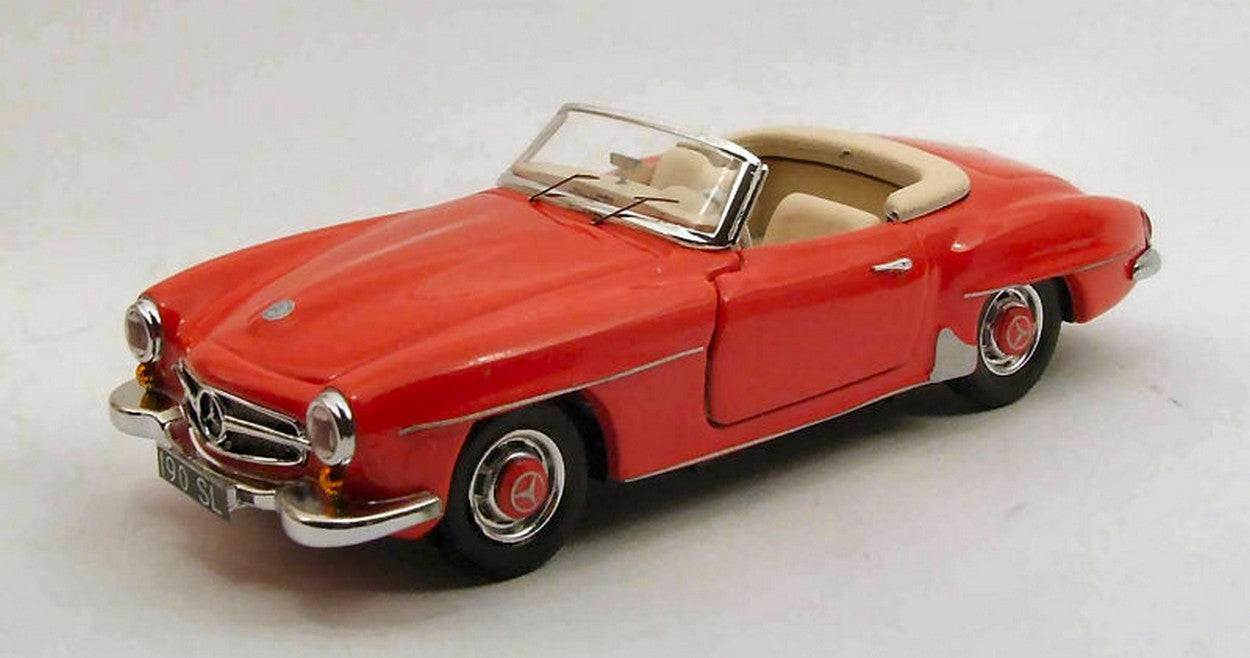 MODELLINO IN SCALA COMPATIBILE CON MERCEDES 190 SL 1955 RED 1:43 RIO RI4358