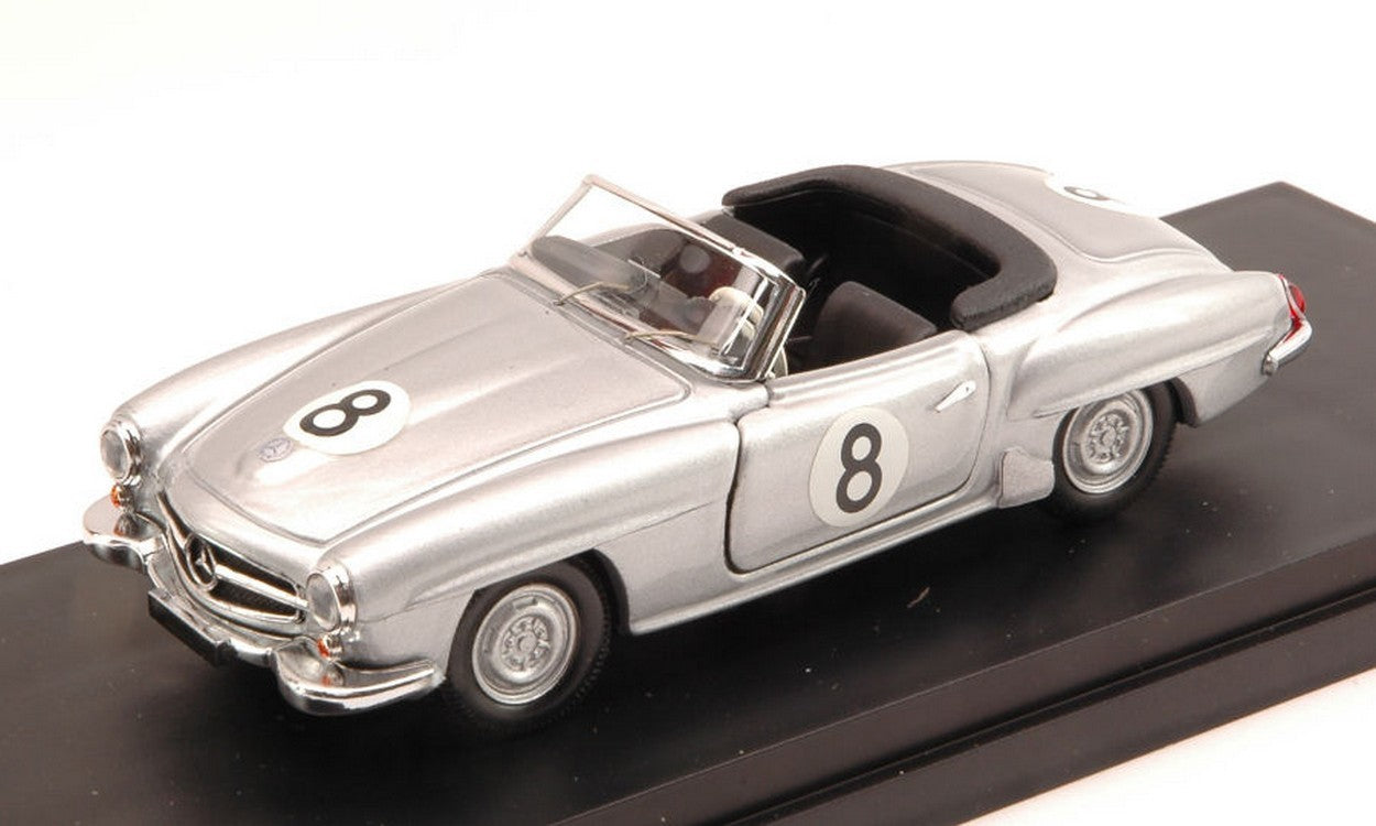 MODELLINO IN SCALA COMPATIBILE CON MERCEDES 190 SL N.8 WINNER GP MACAU 1956 D.STEANE 1:43 RIO RI4485