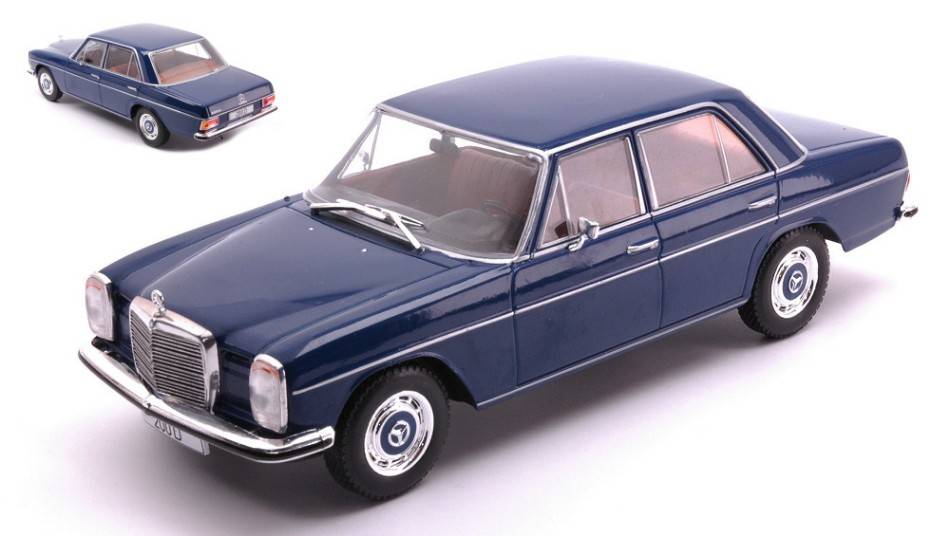 SCALE MODEL COMPATIBLE WITH MERCEDES 200 D (W115) 1968 DARK BLUE 1:24 WHITEBOX WB124195