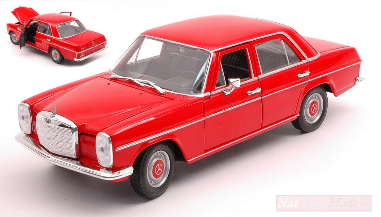 SCALE MODEL COMPATIBLE WITH MERCEDES 220 (W115) RED 1:24 WELLY WE24091R