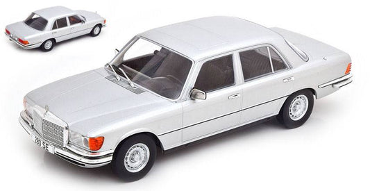 MODELLINO IN SCALA COMPATIBILE CON MERCEDES 280 SE (W116) 1972 SILVER 1:18 MODELCARGROUP MCG18182