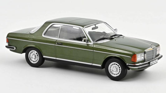 SCALE MODEL COMPATIBLE WITH MERCEDES 280CE 1980 GREEN METALLIC 1:18 NOREV NV183704