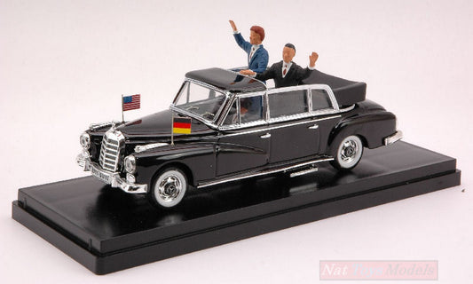SCALE MODEL COMPATIBLE WITH MERCEDES 300 1963 KENNEDY-ADENAUER 1:43 RIO RI4264P