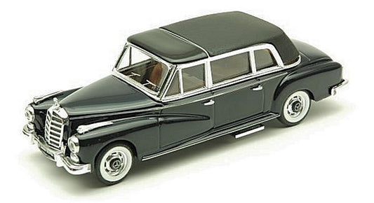 MODELLINO IN SCALA COMPATIBILE CON MERCEDES 300 CABRIO CLOSED 1960 BLEU 1:43 RIO RI4121