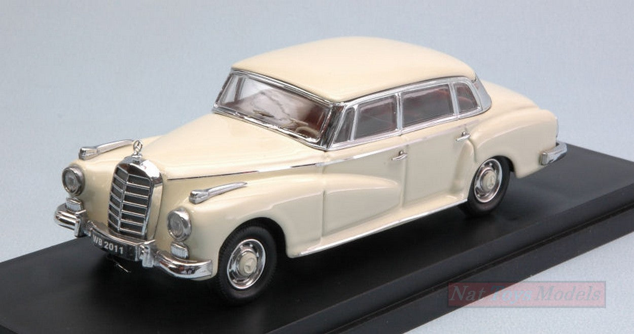 MODELLINO IN SCALA COMPATIBILE CON MERCEDES 300 L 1951 "ADENAUER" WHITE 1:43 RIO RI4547