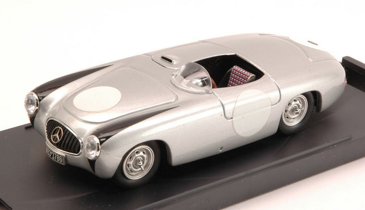 SCALE MODEL COMPATIBLE WITH MERCEDES 300 SL 52 SPIDER PRESENTATION ONE-SEATER 1952 SILVER 1:43 BANG BG7199