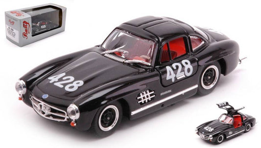 SCALE MODEL COMPATIBLE WITH MERCEDES 300 SL N.428 2nd CLASS MILLE MIGLIA 1955 GENDEBIEN-WASHER 1:43 BANG BGBL520