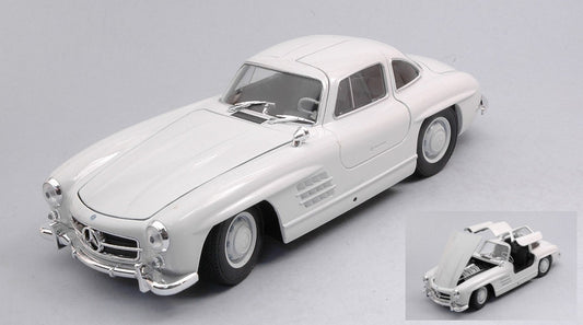 SCALE MODEL COMPATIBLE WITH MERCEDES 300 SL WHITE 1:24 WELLY WE24064W