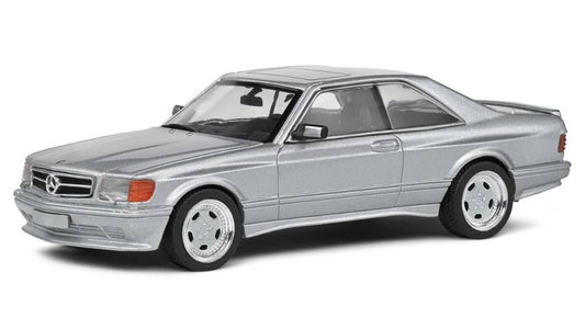 MODELLINO IN SCALA COMPATIBILE CON MERCEDES 560 SEC WIDE BODY 1990 SILVER 1:43 SOLIDO SL4310903