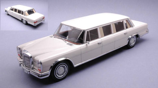 SCALE MODEL COMPATIBLE WITH MERCEDES 600 (W100) 1969 WHITE 1:18 MODELCARGROUP MCG18188