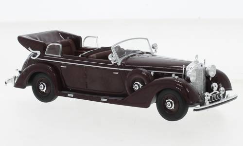 MODELLINO IN SCALA COMPATIBILE CON MERCEDES 770K (W150) 1938 DARK RED 1:43 IXO MODEL CLC449