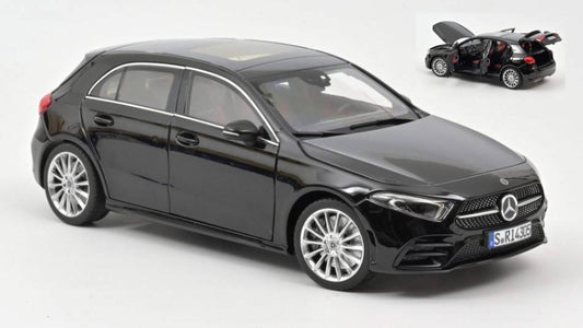 MODELLINO IN SCALA COMPATIBILE CON MERCEDES A-CLASS 2018 BLACK 1:18 NOREV NV183861