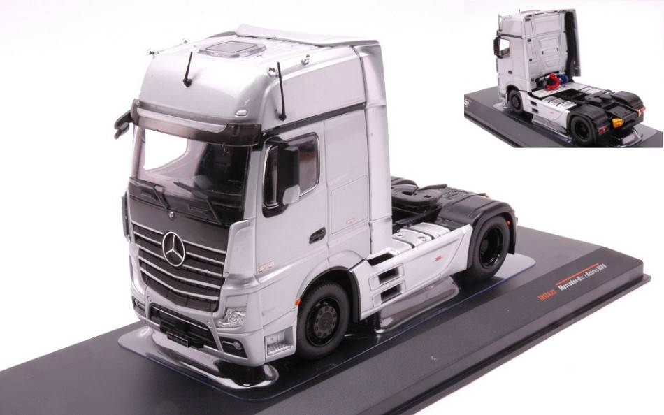 MODELLINO IN SCALA COMPATIBILE CON MERCEDES ACTROS MP4 SILVER 1:43 IXO MODEL TR124