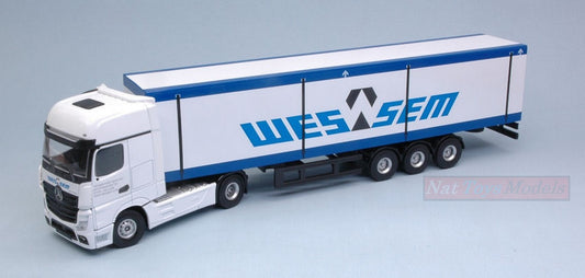 MODELLINO IN SCALA COMPATIBILE CON MERCEDES ACTROS MP4 "WESSEM" 1:50 HOLLAND OTO UH9008