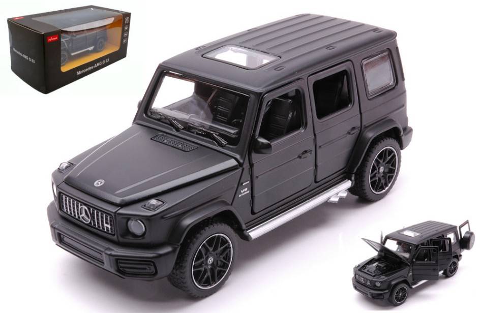 SCALE MODEL COMPATIBLE WITH MERCEDES BENZ AMG G63 BLACK 1:32 RASTAR RAT64110BK