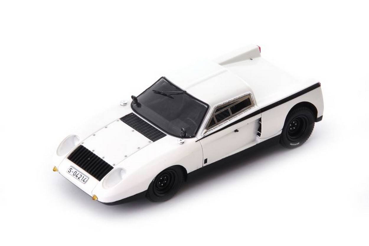 SCALE MODEL COMPATIBLE WITH MERCEDES-BENZ C101 1969 WHITE 1:43 AUTOCULT ATC06049