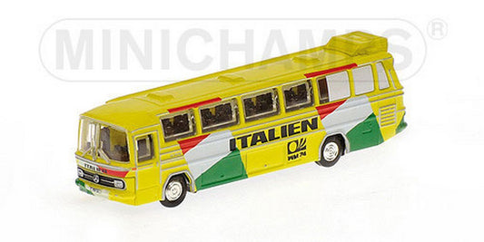 SCALE MODEL COMPATIBLE WITH MERCEDES BUS O321H 1974 ITALIAN NATIONAL 1:160 MINICHAMPS PM169035187