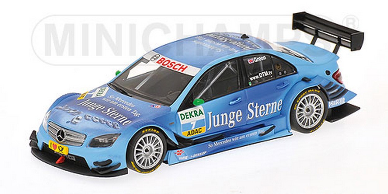 MODELE REDUIT COMPATIBLE AVEC MERCEDES CLASSE C J.GREEN DTM 2009 1:43 MINICHAMPS PM400093807