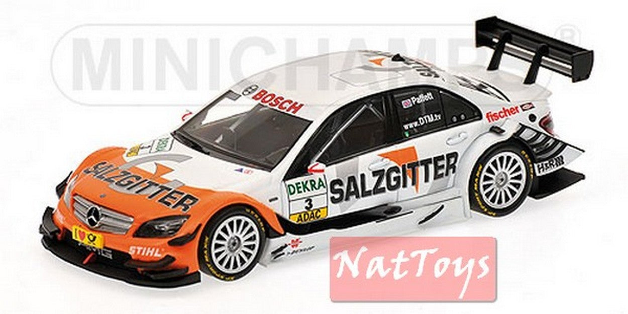 MODELE REDUIT COMPATIBLE AVEC MERCEDES CLASSE C N.3 DTM 2010 1:43 MINICHAMPS PM400103903