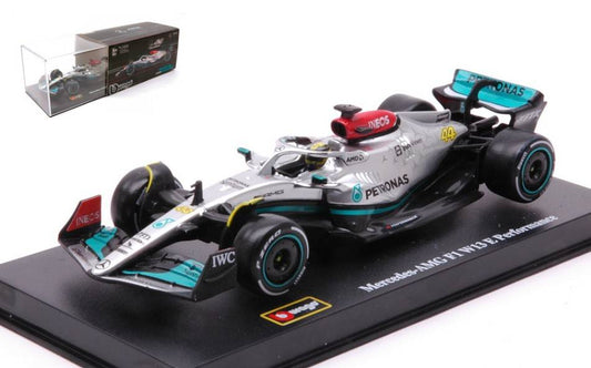 SCALE MODEL COMPATIBLE WITH MERCEDES F1 W13E N.44 2022 LEWIS HAMILTON SIGNATURE 1:43 BURAGO BU38066H