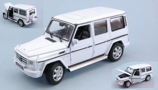 SCALE MODEL COMPATIBLE WITH MERCEDES G-CLASS WHITE 1:24-27 WELLY WE24012W