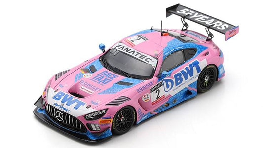 SCALE MODEL COMPATIBLE WITH MERCEDES GT3 N.2 2nd 24 H SPA 2022 STOLZ-SCHOTHORST-GOTZ 1:43 SPARK MODEL SB501