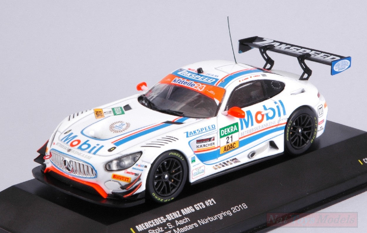 SCALE MODEL COMPATIBLE WITH MERCEDES GT3 N.21 ADAC GT NURBURGRING 2018 L.STOLZ-S.ASCH 1:43 CMR CLASSIC MODEL REPLICARS CM