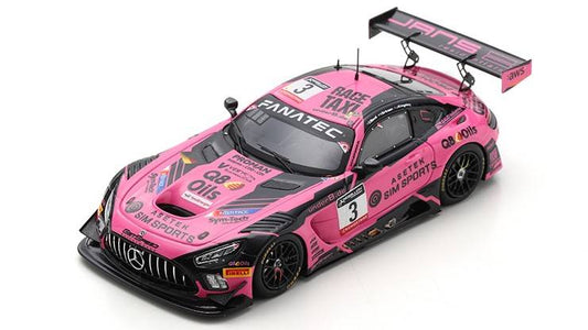 SCALE MODEL COMPATIBLE WITH MERCEDES GT3 N.3 24 H SPA 2022 KINGLEY-ERIKSEN-BAUD 1:43 SPARK MODEL SB531