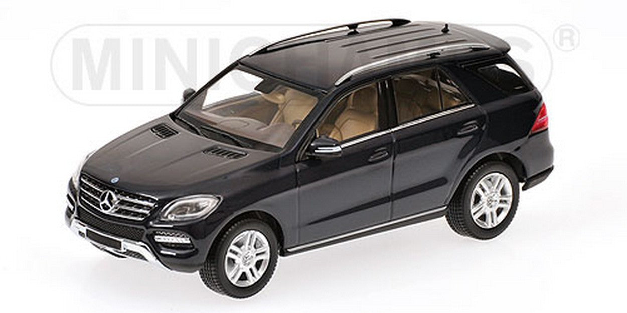 SCALE MODEL COMPATIBLE WITH MERCEDES M CLASS 2011 BLUE METALLIC 1:43 MINICHAMPS PM400030100