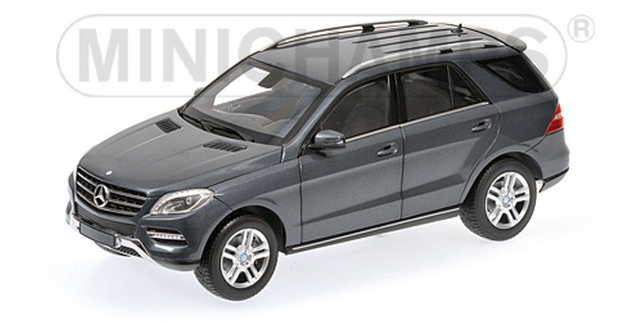 MODELLINO IN SCALA COMPATIBILE CON MERCEDES M CLASS 2011 GREY METALLIC 1:18 MINICHAMPS PM100030100