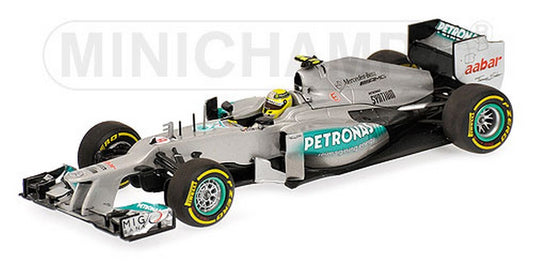 MODELLINO IN SCALA COMPATIBILE CON MERCEDES N.ROSBERG 2012 1:43 MINICHAMPS PM410120008