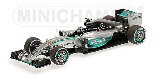 MODELLINO IN SCALA COMPATIBILE CON MERCEDES N.ROSBERG 2015 N.6 3rd MALAYSIAN GP 1:43 MINICHAMPS PM417150006