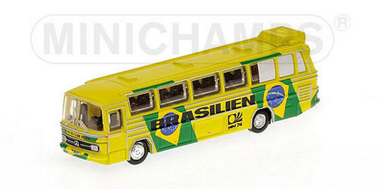 SCALE MODEL COMPATIBLE WITH MERCEDES O 302 BUS 1974 NATIONALE BRAZIL 1:160 MINICHAMPS PM169035186