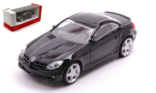 MODELLINO IN SCALA COMPATIBILE CON MERCEDES SLK55 AMG BLACK 1:43 RASTAR RAT37200BK