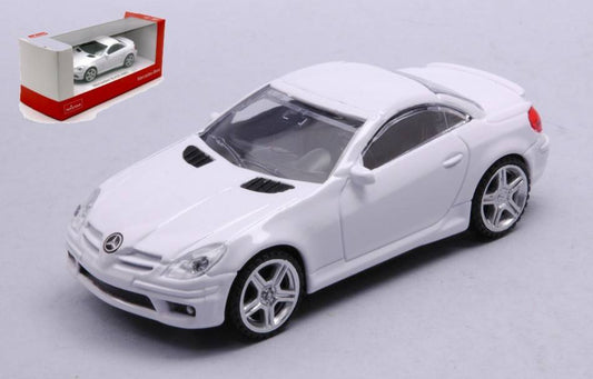 SCALE MODEL COMPATIBLE WITH MERCEDES SLK55 AMG WHITE 1:43 RASTAR RAT37200W
