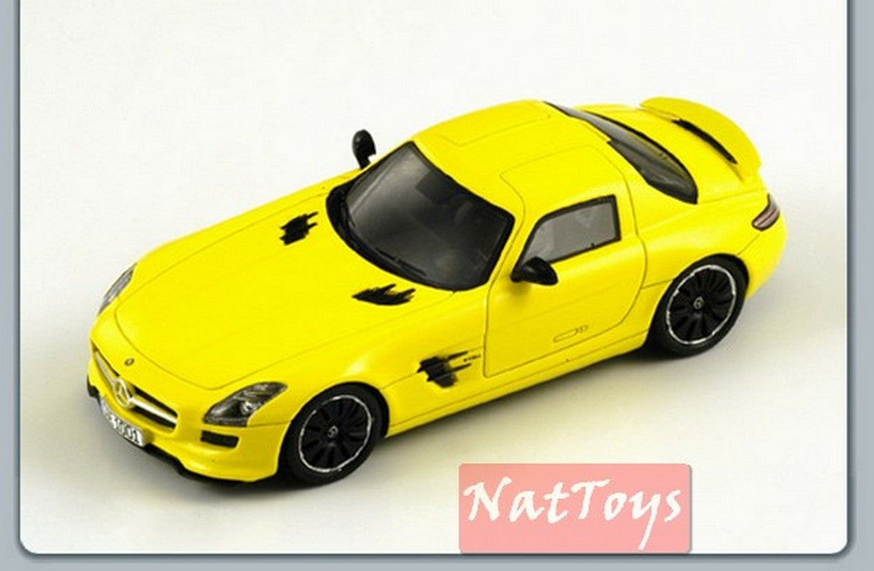 MODELLINO IN SCALA COMPATIBILE CON MERCEDES SLS AMG E-CELL 2010 YELLOW 1:43 SPARK MODEL S1058