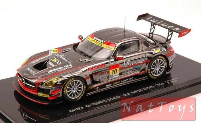 MODÈLE RÉDUIT COMPATIBLE AVEC MERCEDES SLS N.10 20ème SGT300 2013 T.TANAKA-M.UEDA 1:43 EBBRO EB44928