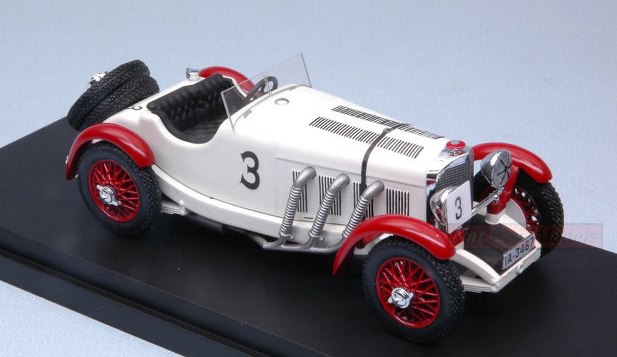 SCALE MODEL COMPATIBLE WITH MERCEDES SSK N.3 WINNER IRISH GP EIREANN CUP 1930 R.CARACCIOLA 1:43 RIO RI4552