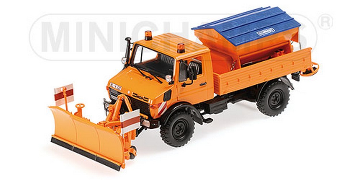 SCALE MODEL COMPATIBLE WITH MERCEDES UNIMOG 1300 L WINTER VERS.1:43 MINICHAMPS PM439033060